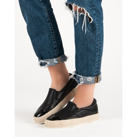 Adidași negri la modă negru 1