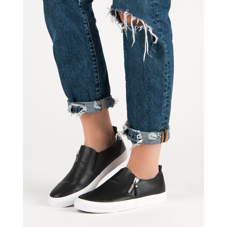 Adidași cu fermoar negru 2 Adidași cu fermoar negru 2