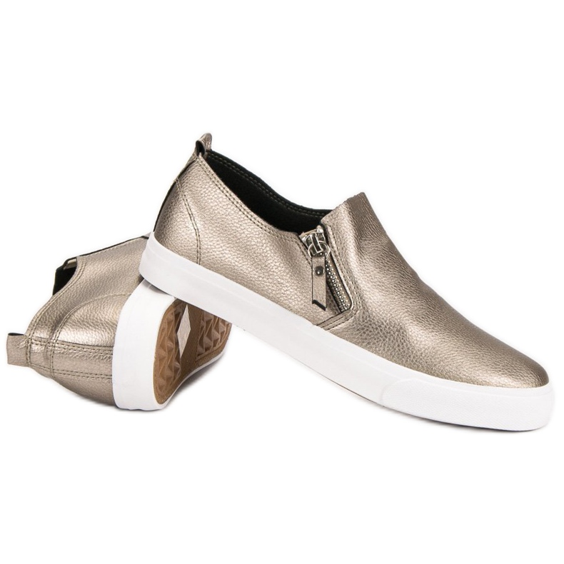 Adidași cu fermoar galben 1