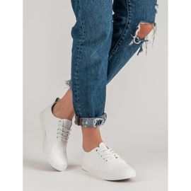 Adidași legați alb 2