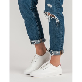 Adidași legați alb 1