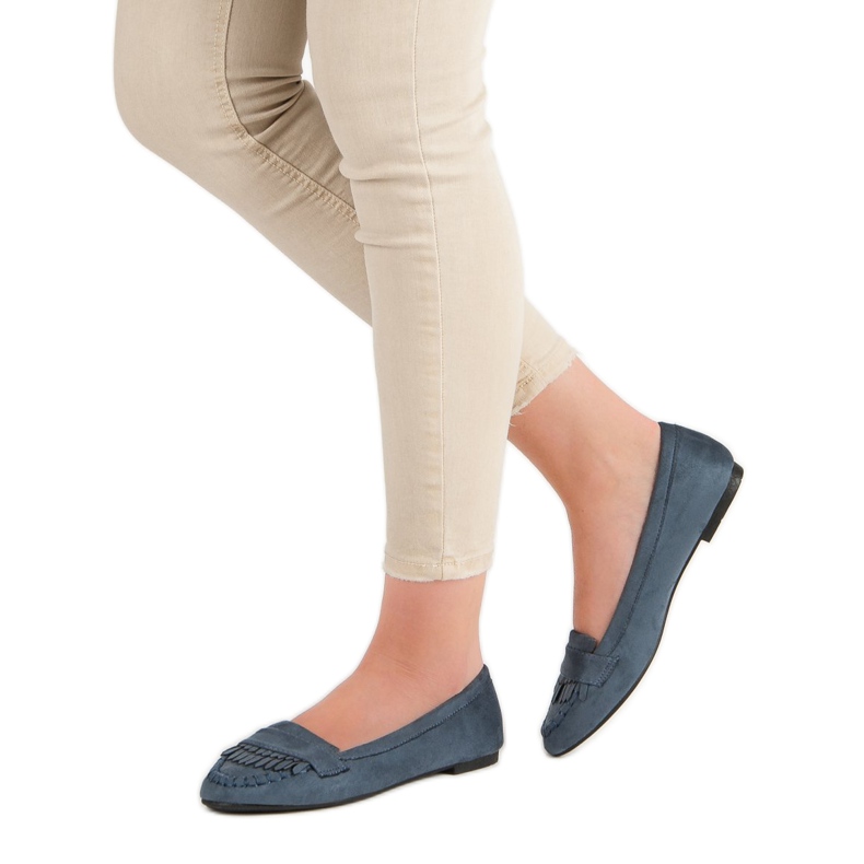 Small Swan Mocasini clasici bleumarin albastru 1