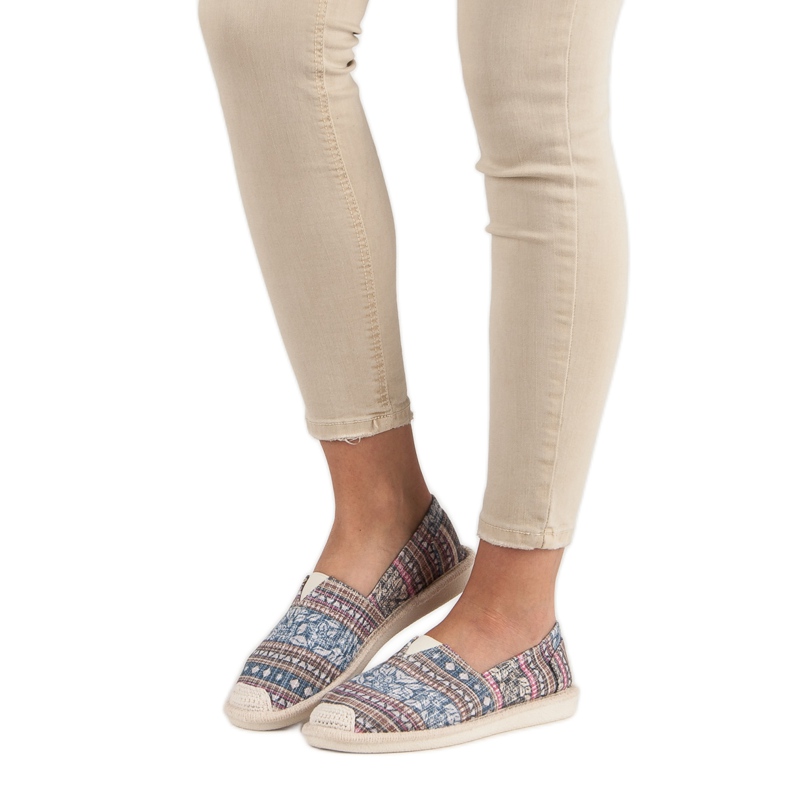 Small Swan Espadrile etnice multicolor 1