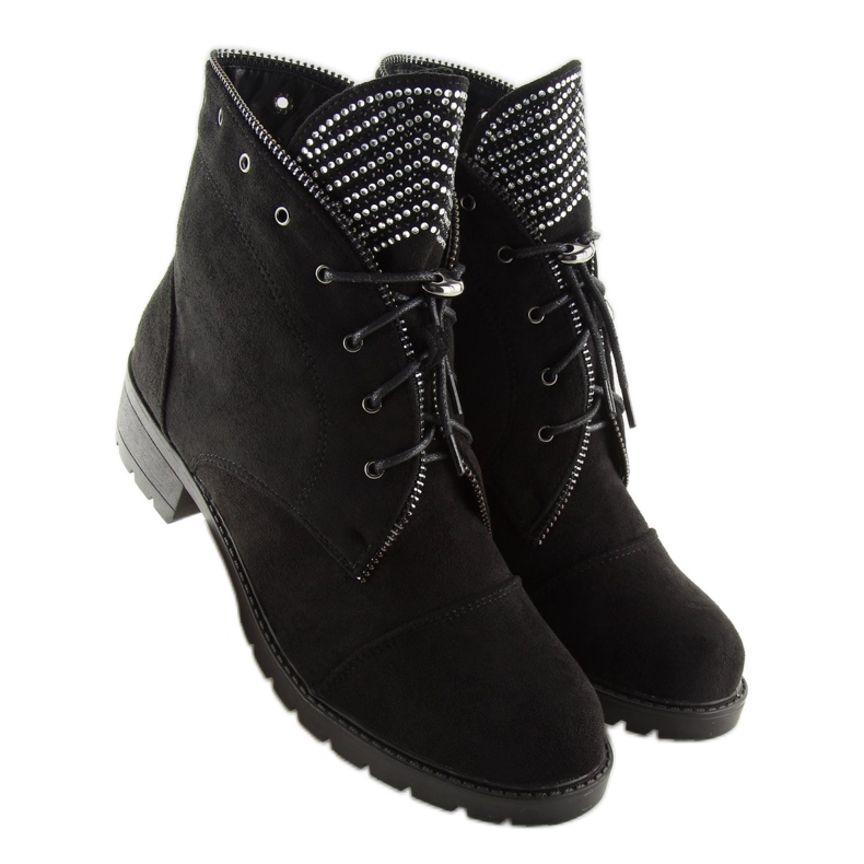 Muncitori negri pentru femei GF055 Negru 2