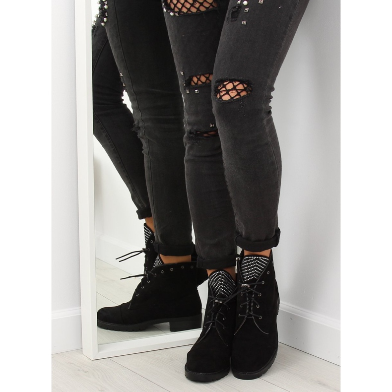 Muncitori negri pentru femei GF055 Negru 1