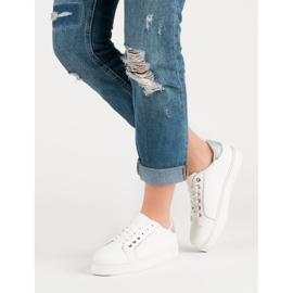 Încălțăminte sport confortabilă alb gri 1