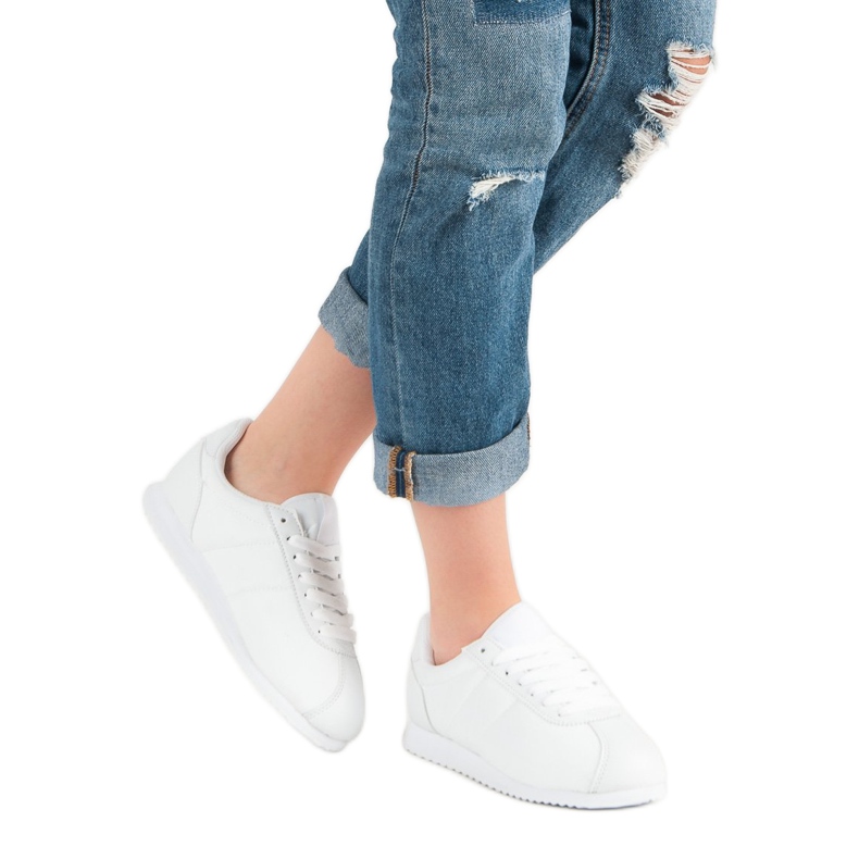 Pantofi sport albi 2