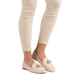 Small Swan Mocasini cu sclipici roz 1 Small Swan Mocasini cu sclipici roz 1