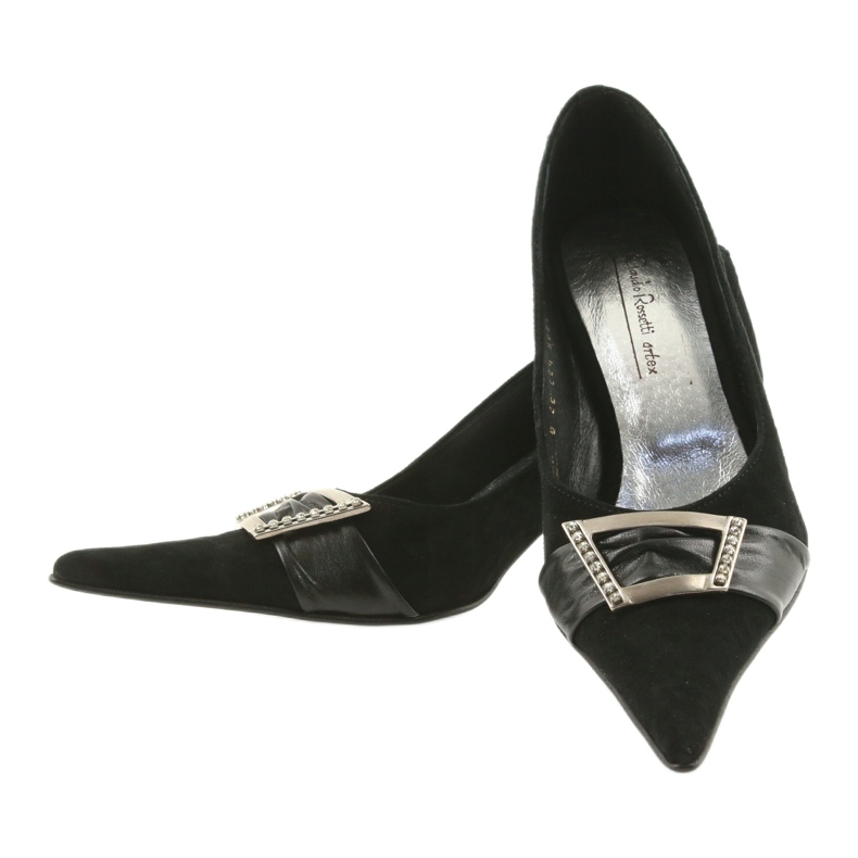 BM Pompe din piele negru 4