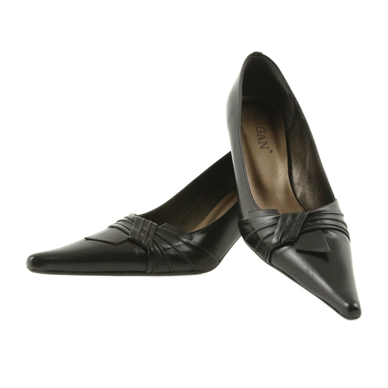 Pompe din piele negru 2