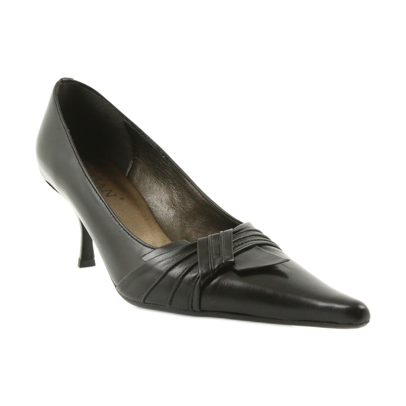 Pompe din piele negru 1