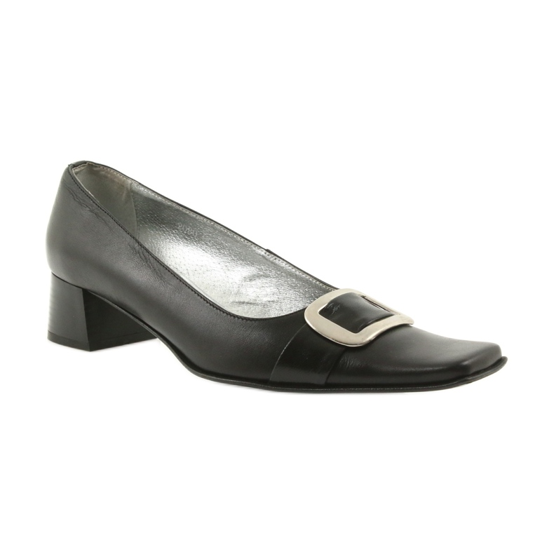 Pompe din piele negru 1