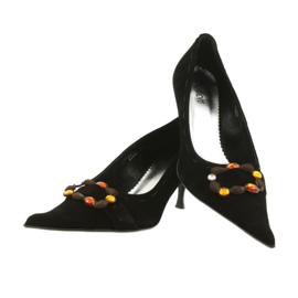 Pompe din piele negru 2