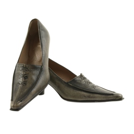 Pompe din piele Eksbut 559 gri 2 Pompe din piele Eksbut 559 gri 2