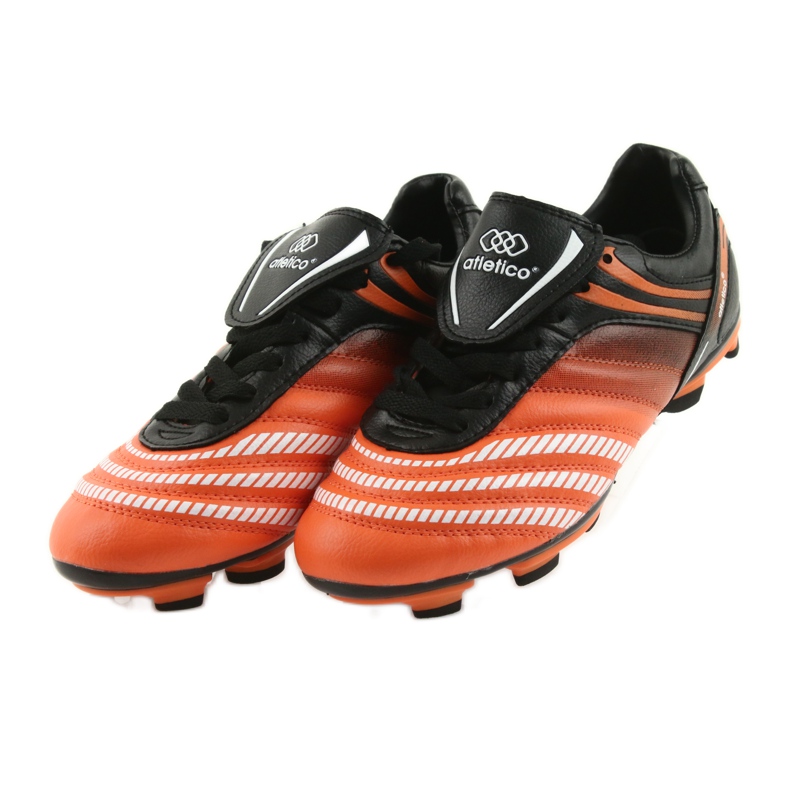 Ghete de fotbal Atletico 1216 multicolor portocale 3