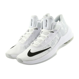Pantof de baschet Nike Air Max Infuriate 2 alb alb 2