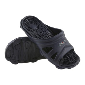 Papuci de piscină pentru bărbați, albastru marin, pentru bărbați American Club 3