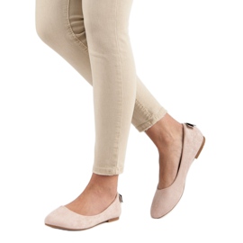 Balerine confortabile Vinceza roz 2