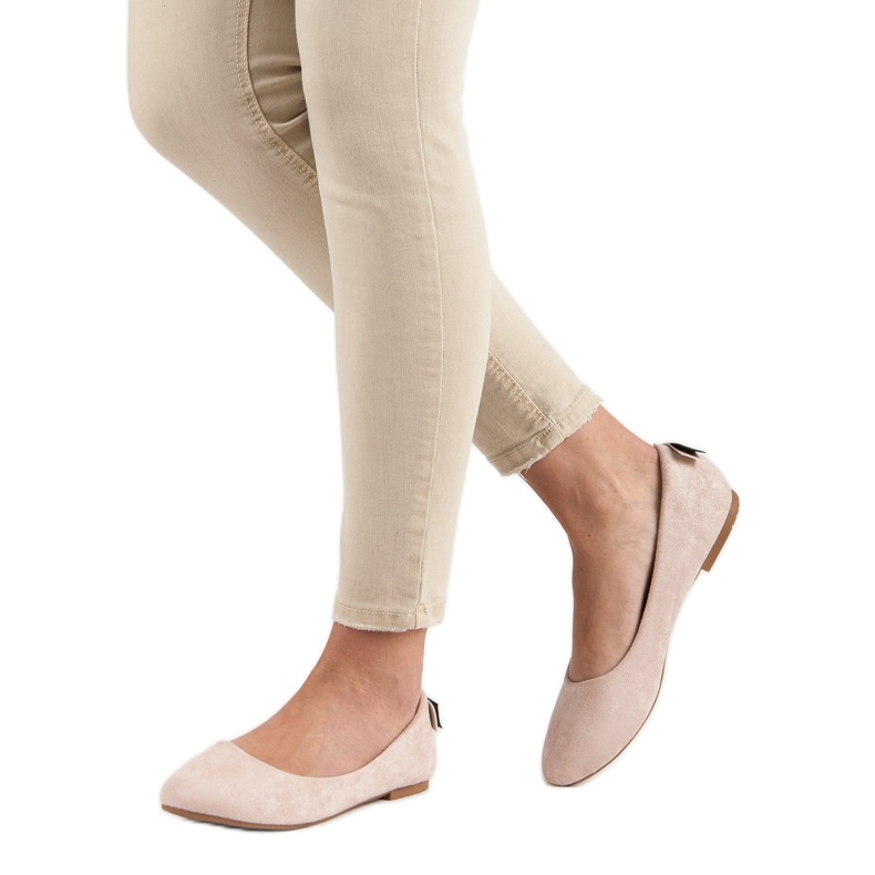 Balerine confortabile Vinceza roz 2