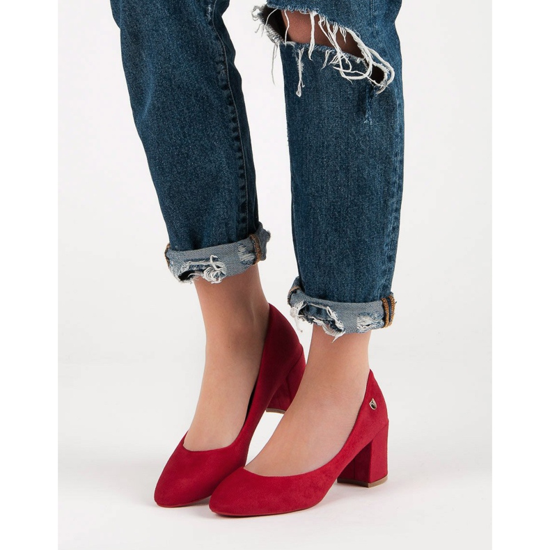 Pompe clasice VINCEZA roșu 2