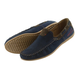 Riko Mincasins Navy/Brown 781 albastru 4 Riko Mincasins Navy/Brown 781 albastru 4