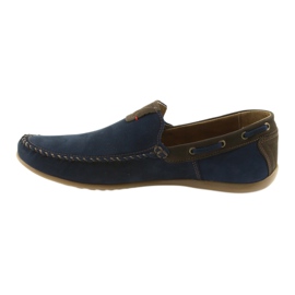Riko Mincasins Navy/Brown 781 albastru 2