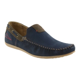 Riko Mincasins Navy/Brown 781 albastru 1