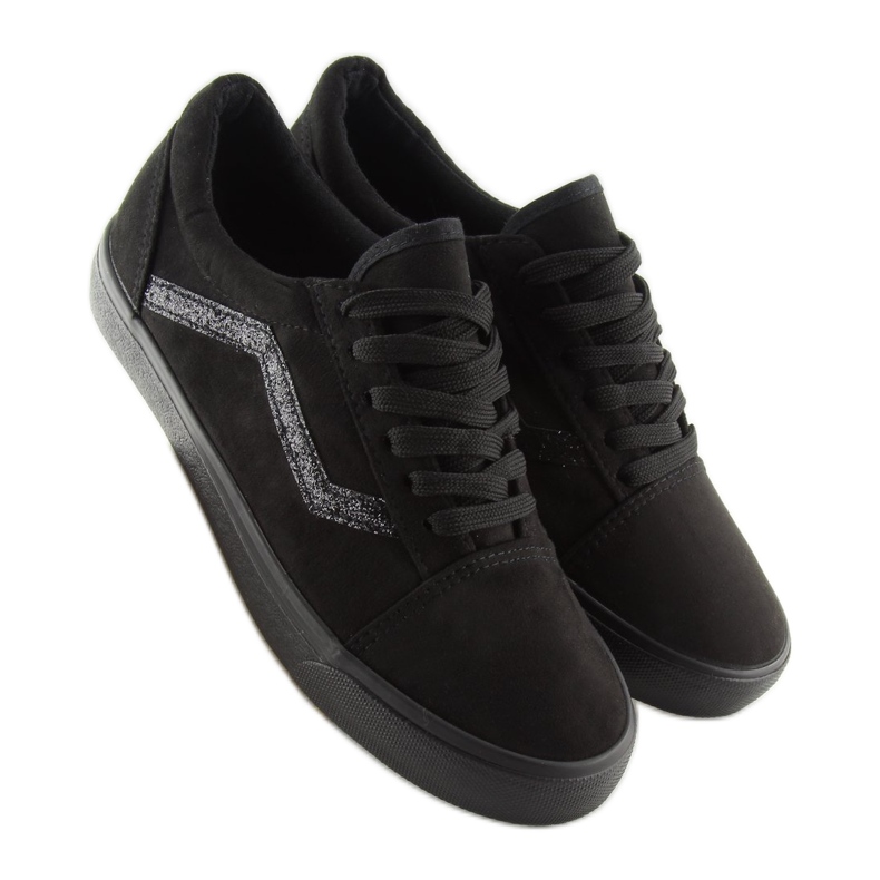Adidași negri Vans B318-10 All Black negru 2