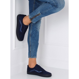 Tenisi Vans B318-10 de culoare albastru marină Albastru închis 1