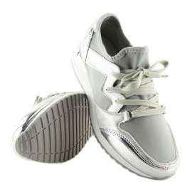 Pantofi sport argintii 6241 Argintii gri 1