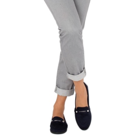 Mocasini dama bleumarin 3117 Albastru albastru marin 5