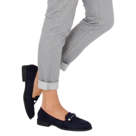 Mocasini dama bleumarin 3117 Albastru albastru marin 1