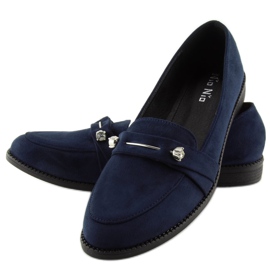 Mocasini dama bleumarin 3117 Albastru albastru marin 6
