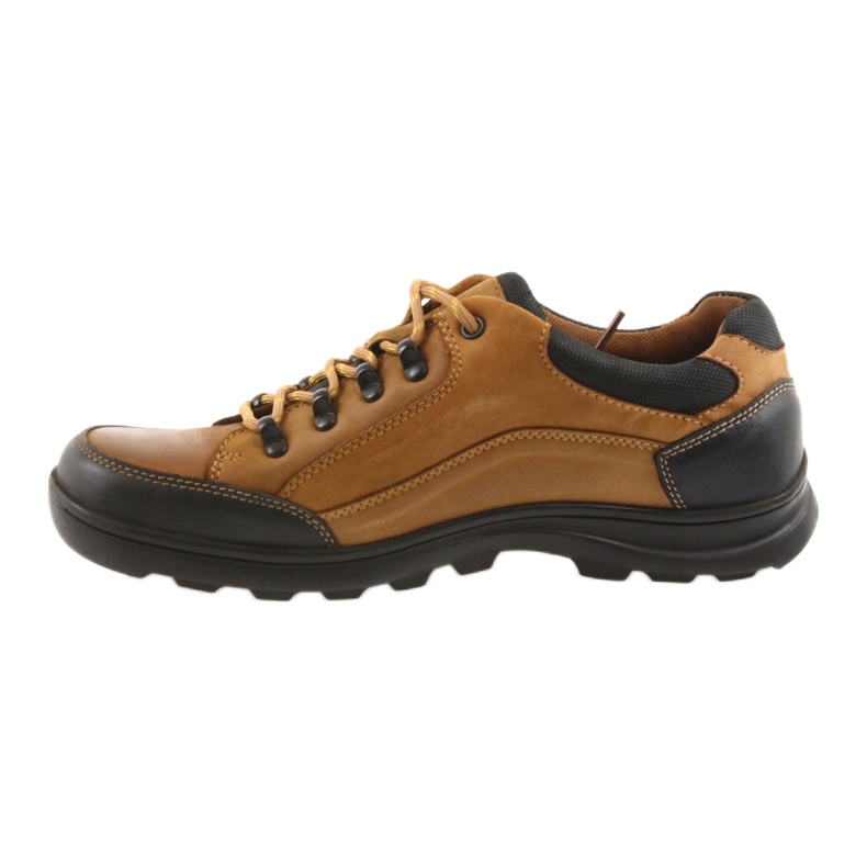 DK Pantofi sport bărbați Camel 0493 maro multicolor 2