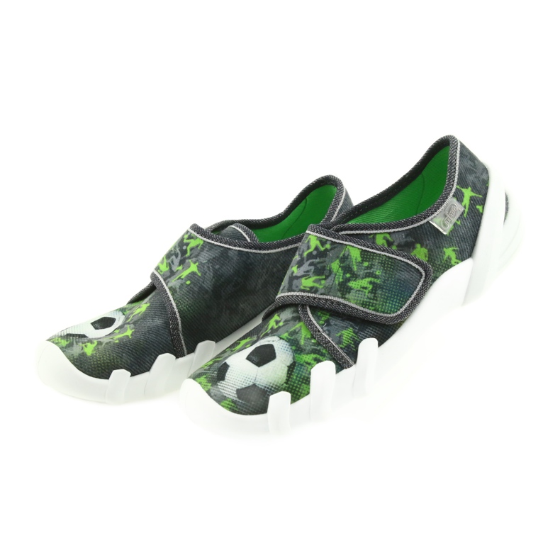 Befado pantofi copii papuci adidași 273y231 gri verde 3