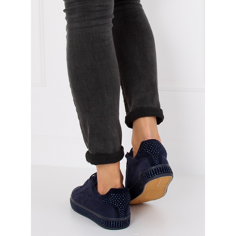 Adidași cu pietre BS098 Albastru albastru marin 1