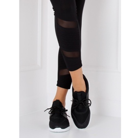 BY-069 Încălțăminte sport neagră ultra ușoară negru 2