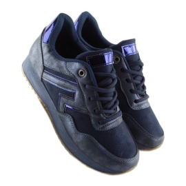Pantofi sport albastru KB-091 Albastru închis 2