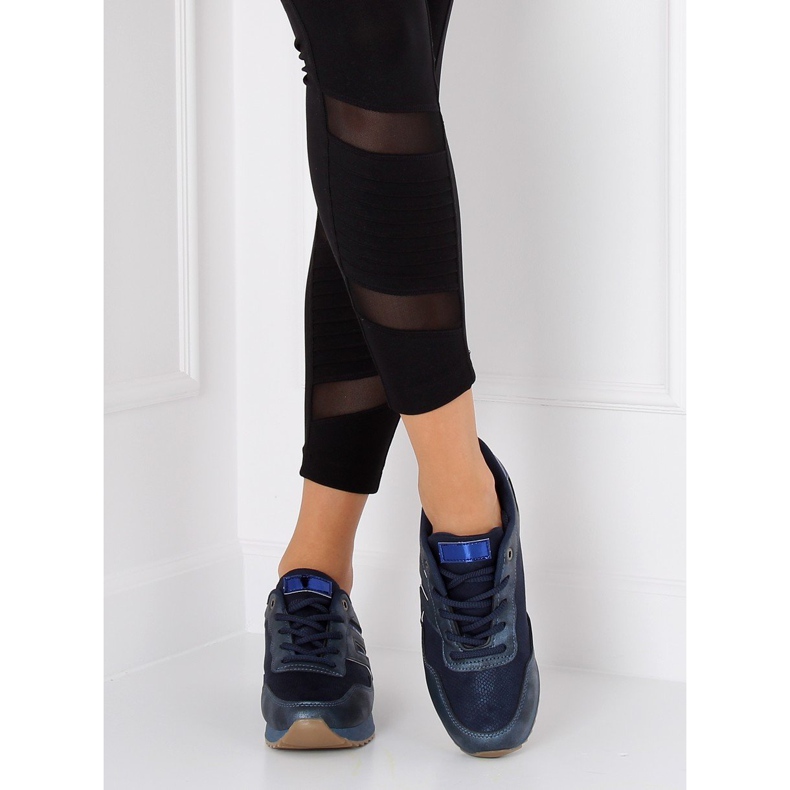 Pantofi sport albastru KB-091 Albastru închis 1