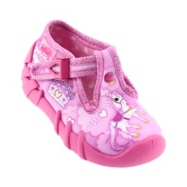 Pantofi pentru copii Befado 110P350 papuci roz 1