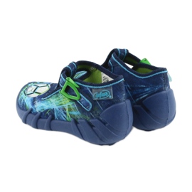 Pantofi pentru copii Befado 110P339 papuci albastru verde albastru marin 4