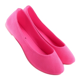 Balerini pentru femei roz JX1018 Fuchsia 1