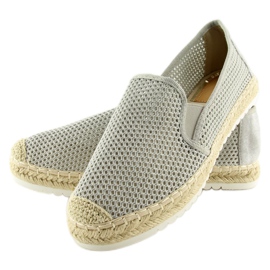 Espadrile gri pentru femei 6602 Gri 2