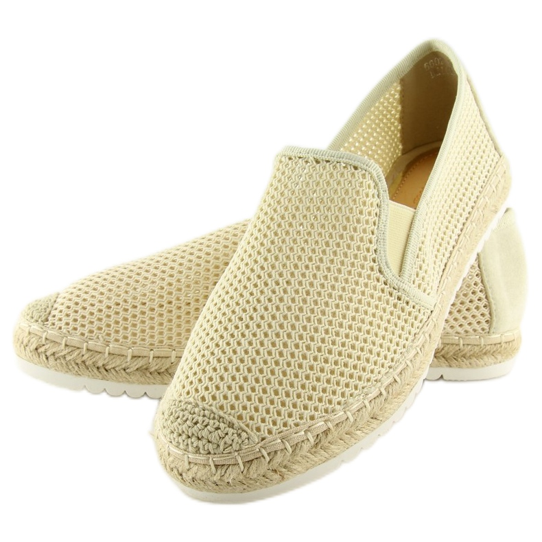 Espadrile bej pentru femei 6602 Bej 1