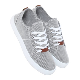 Adidași cu dungi negre JX70P Negru 1