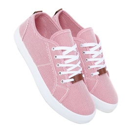 Adidași cu dungi roșii JX70P Roșu roşu 1
