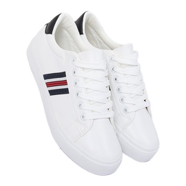 Adidași de damă alb-negru BL158P Alb 2