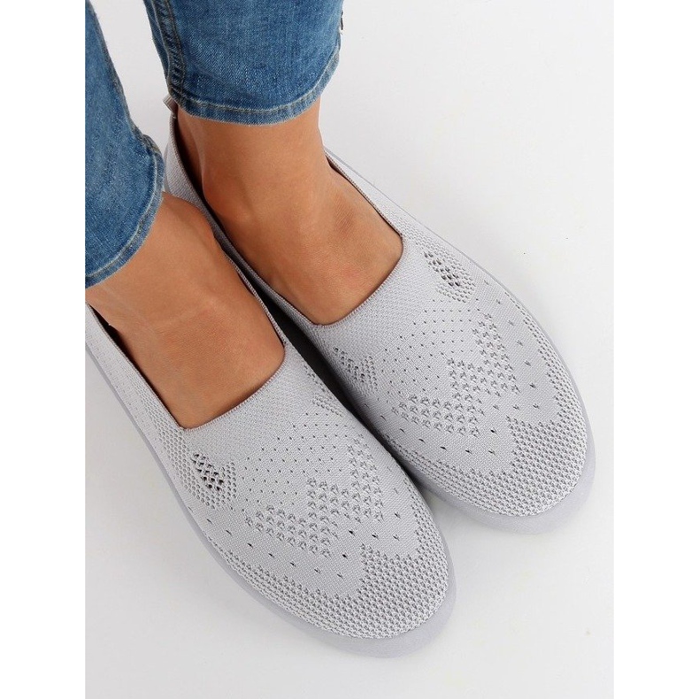 Adidași cu deschidere gri JX63P Gri 1