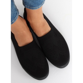 Adidași negri ajurati JX63P Negru 1