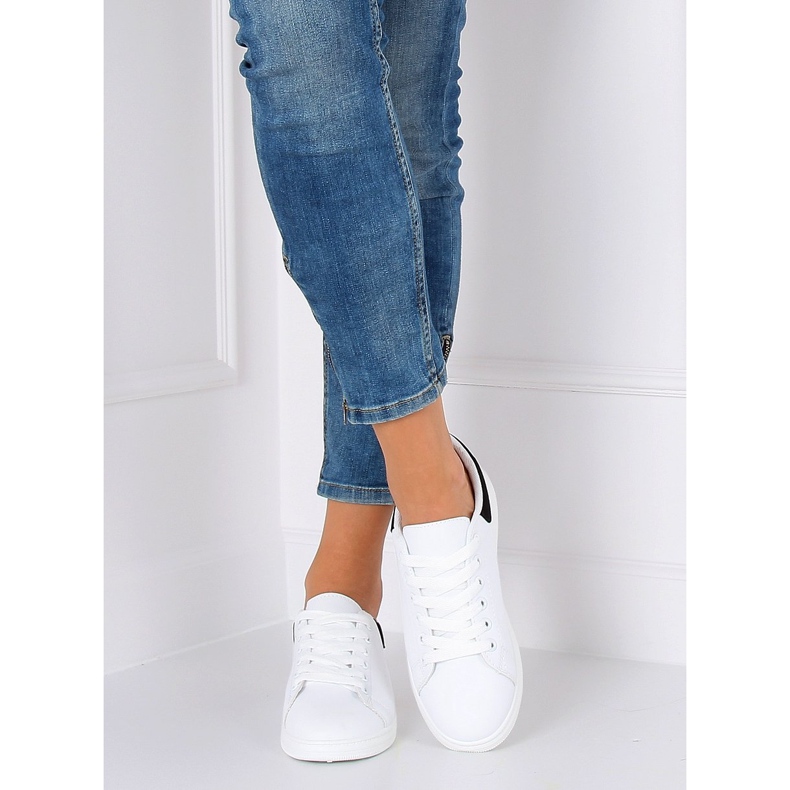 Adidași de damă alb-negru BL147P Negru 2